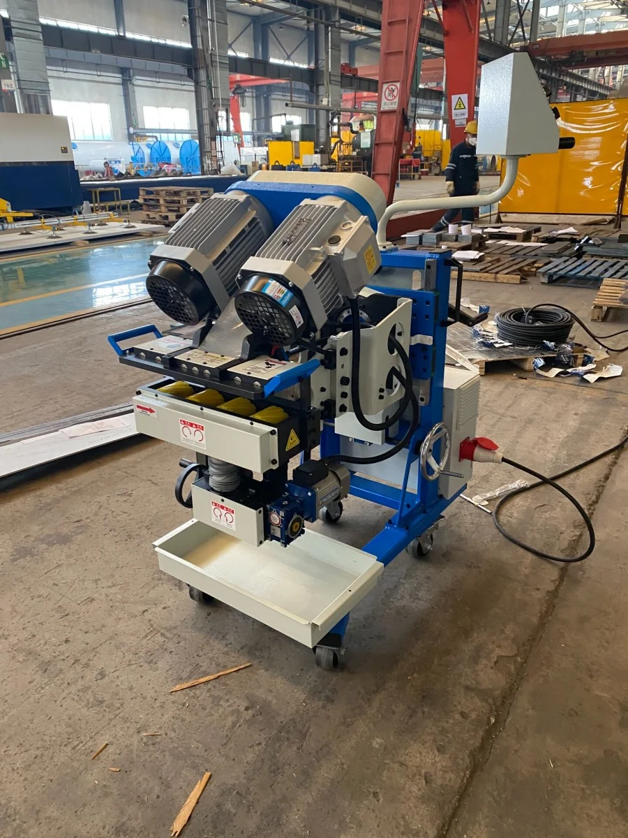 automatic walking plate edge milling machine for thick steel plates