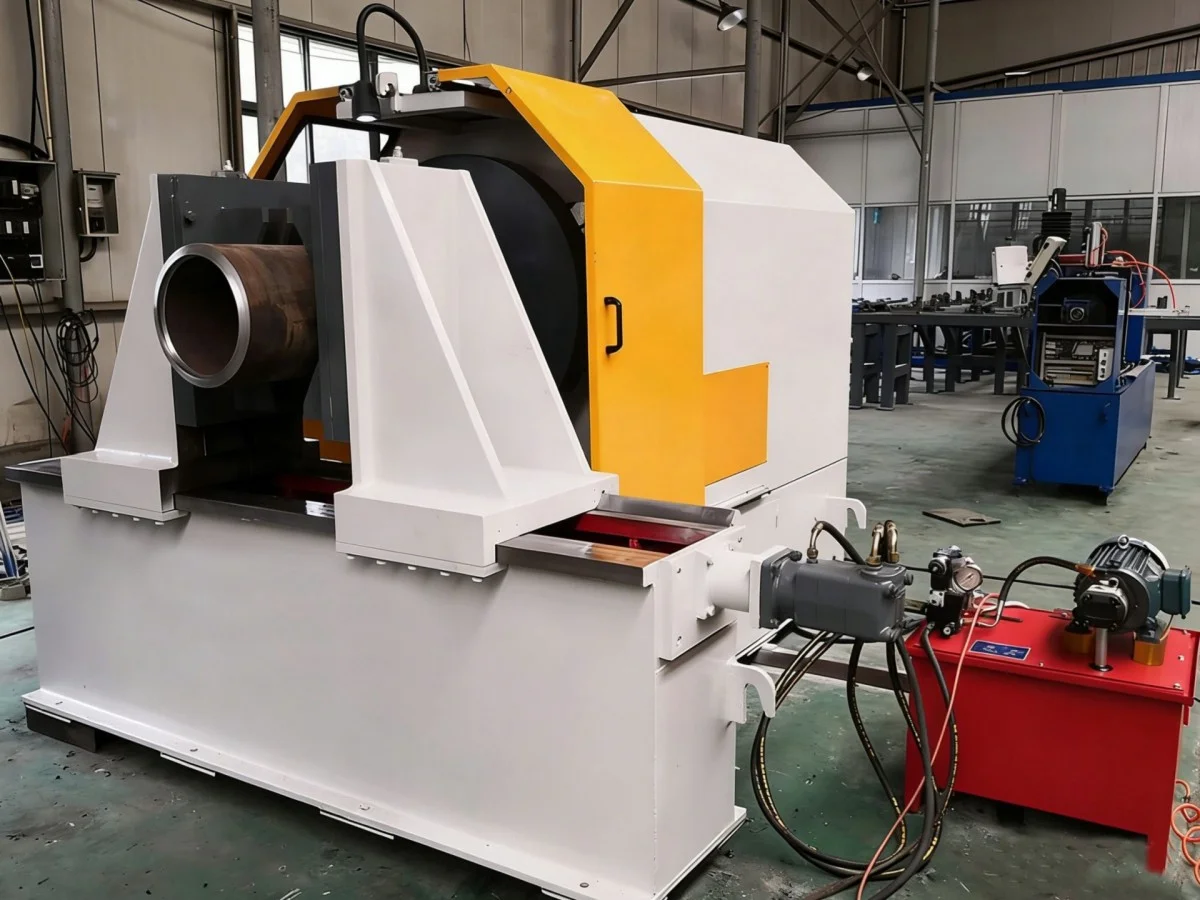 cnc high speed stationary pipe beveling machine