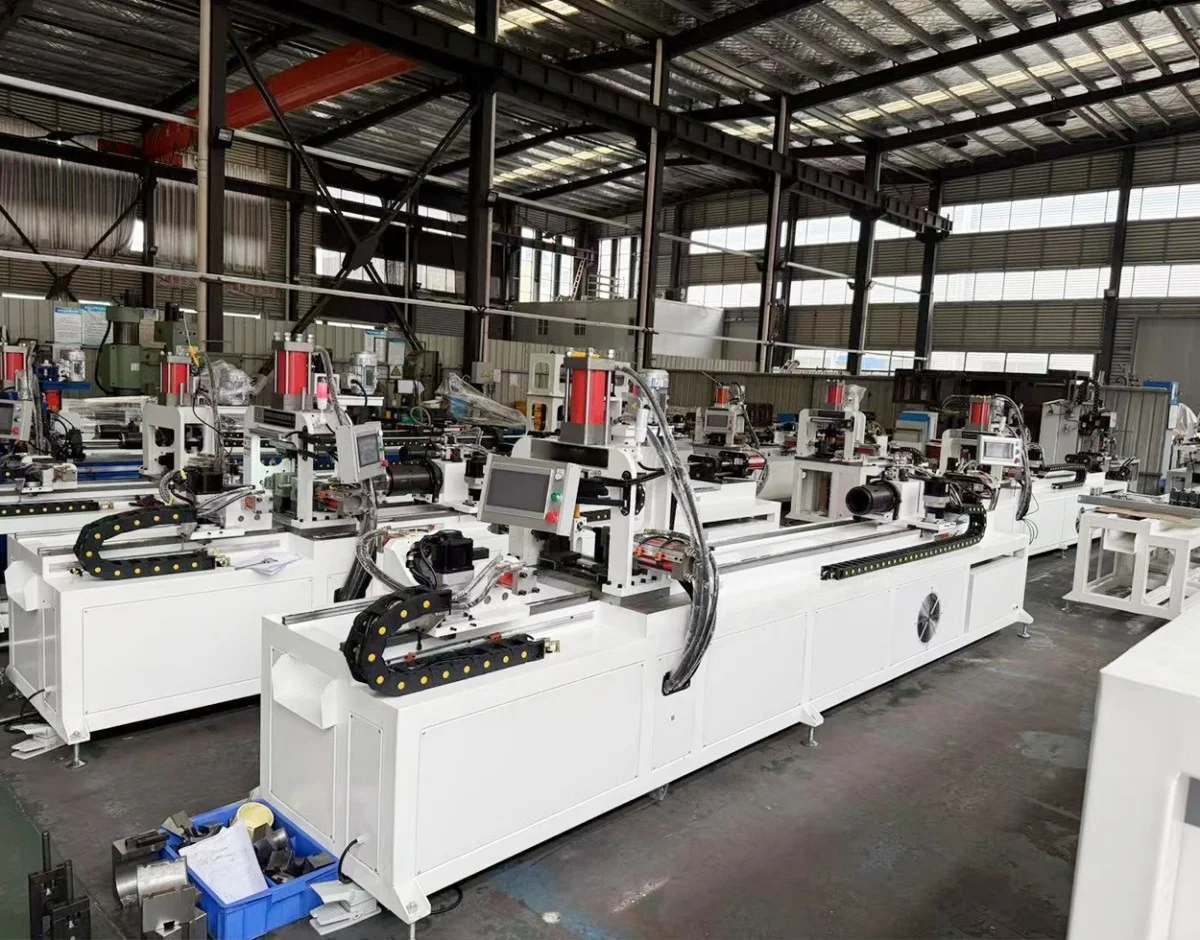 Станок с ЧПУ для фланцевания труб в коллекторах промышленного назначения