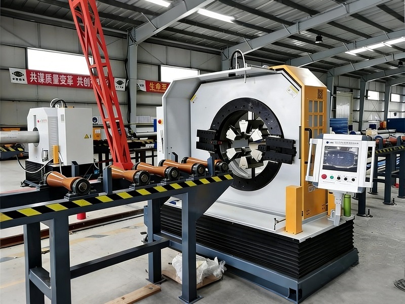 cnc pipe cutting and beveling machine with automatic loading system pam series