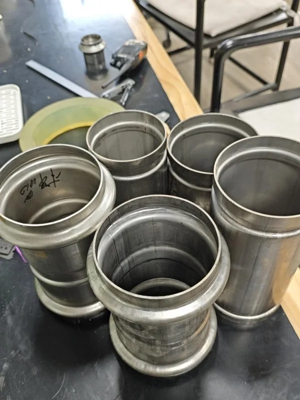 cnc pipe end forming machine finished large diameter stainless steel pipe sockets