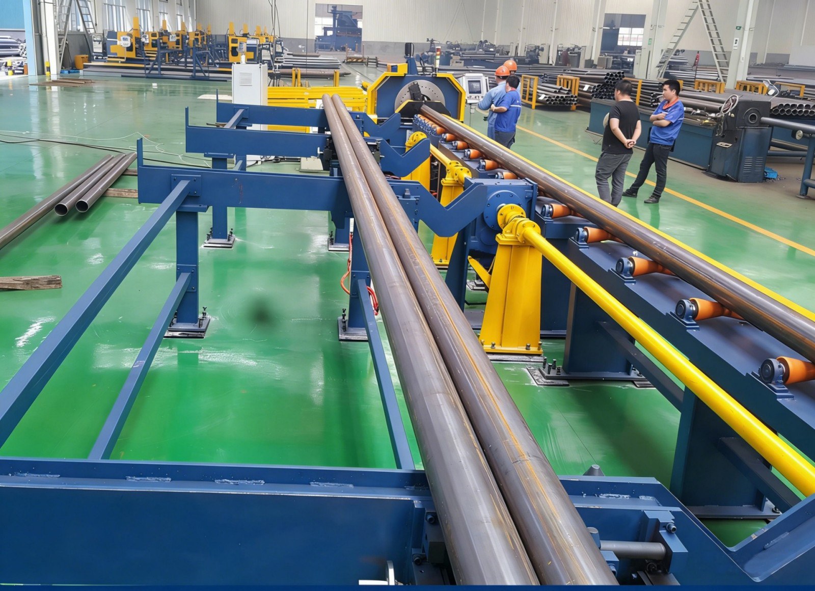 cnc pipe processing center with automatic loading system
