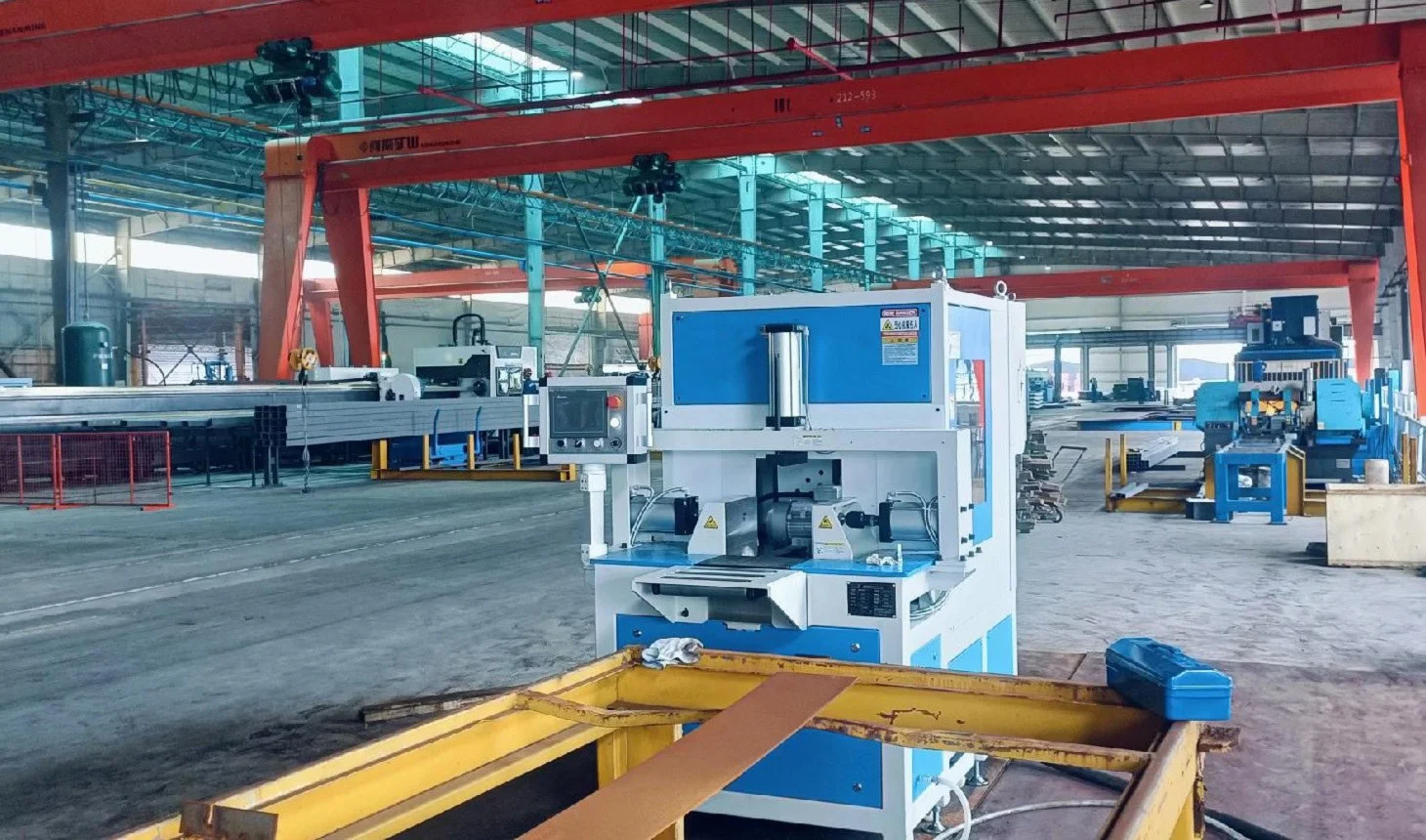 cnc pipe tube beveling machine stationary type