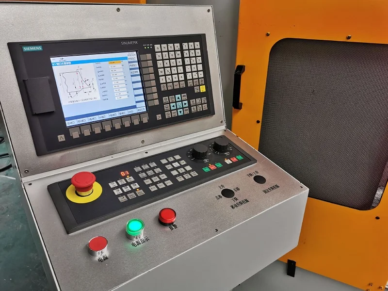 cnc pipe beveling machine control system interface