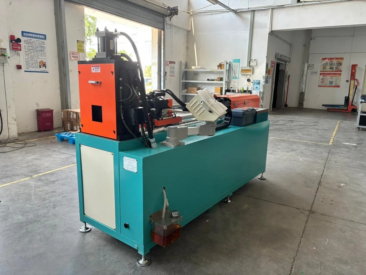 copper tube punching and flanging machine for hvac systems