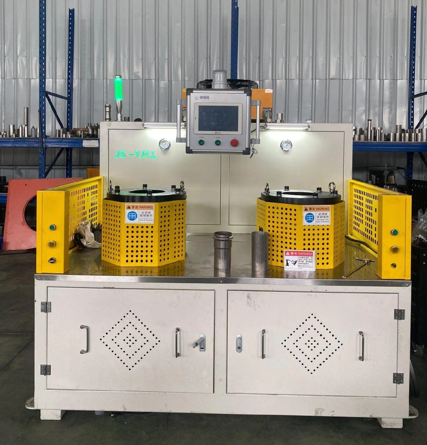 double station cnc tube end forming equipment