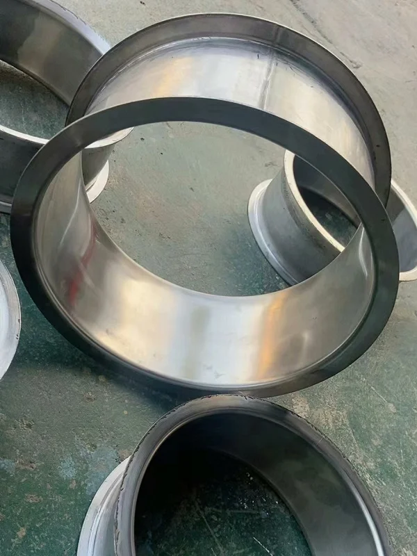 finished metal cylinder flanged parts stainless steelcarbon steel