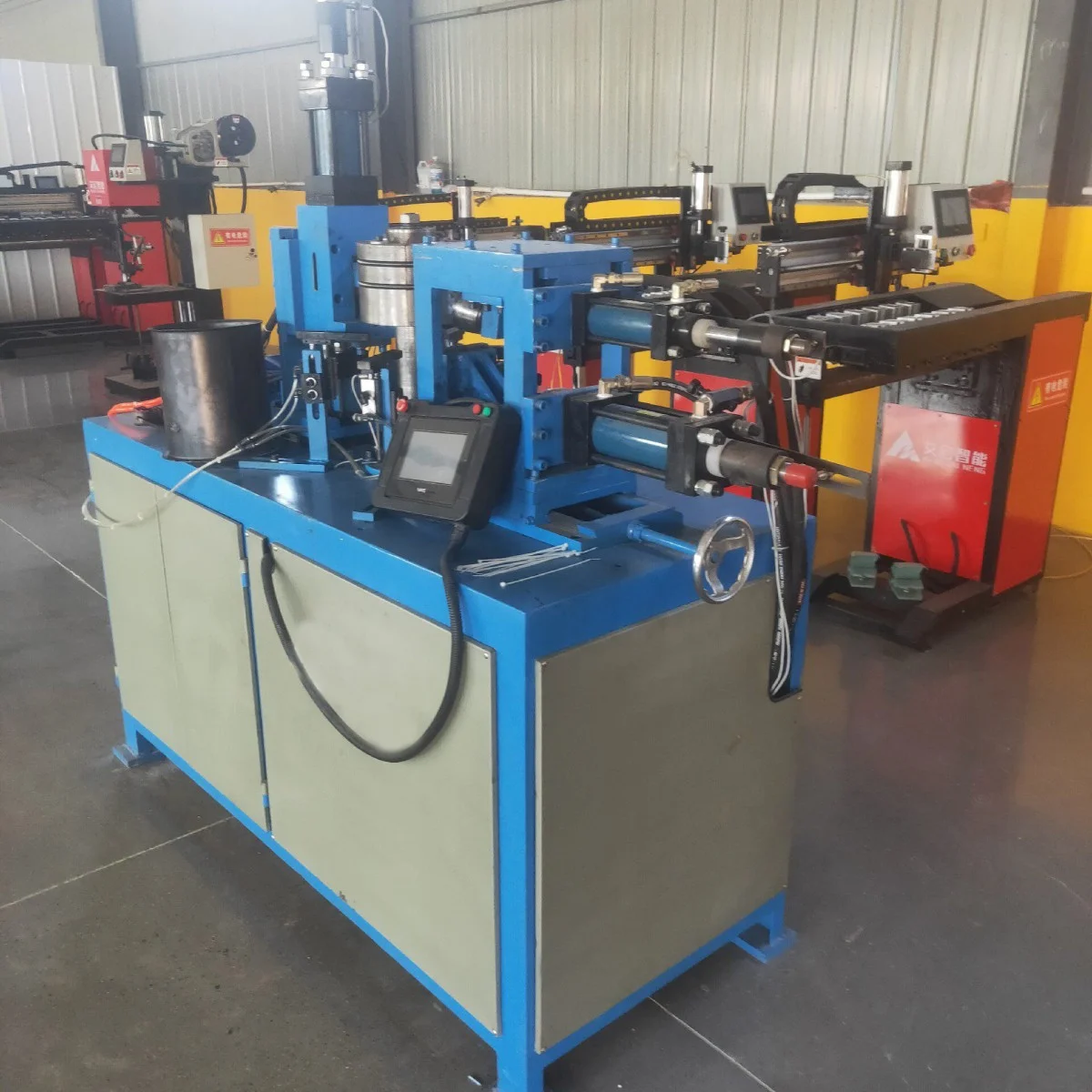 flanging curling pre bending edge forming machine
