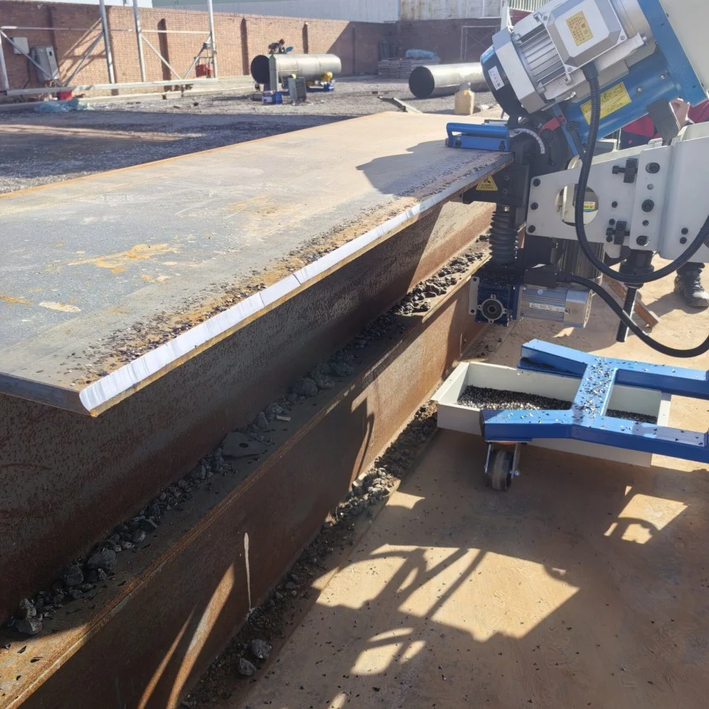 gmma 80a beveling machine outdoor thick plate beveling application