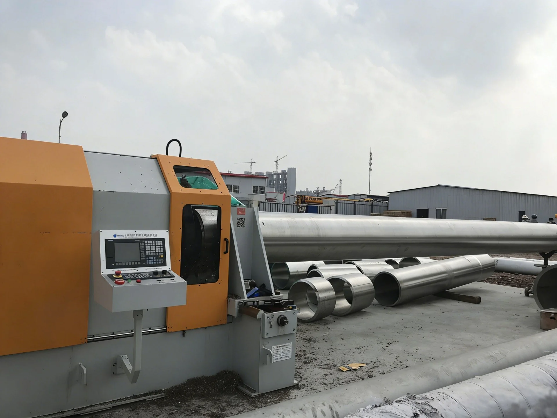 high speed cnc pipe cutting and beveling machine