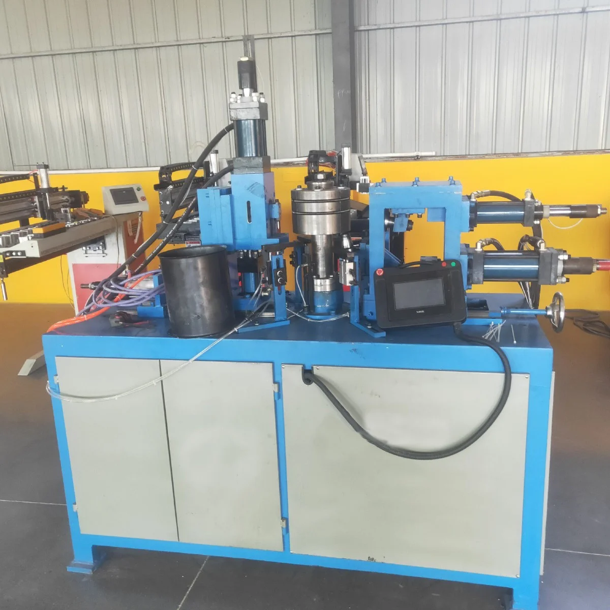 hydraulic edge forming machine for flanging curling
