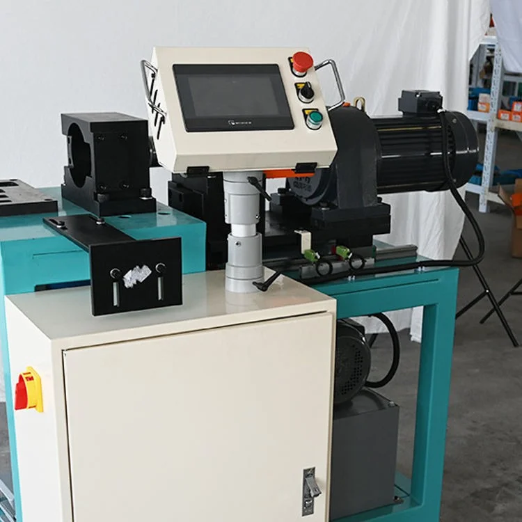 hydraulic punching and flanging machine for tubes