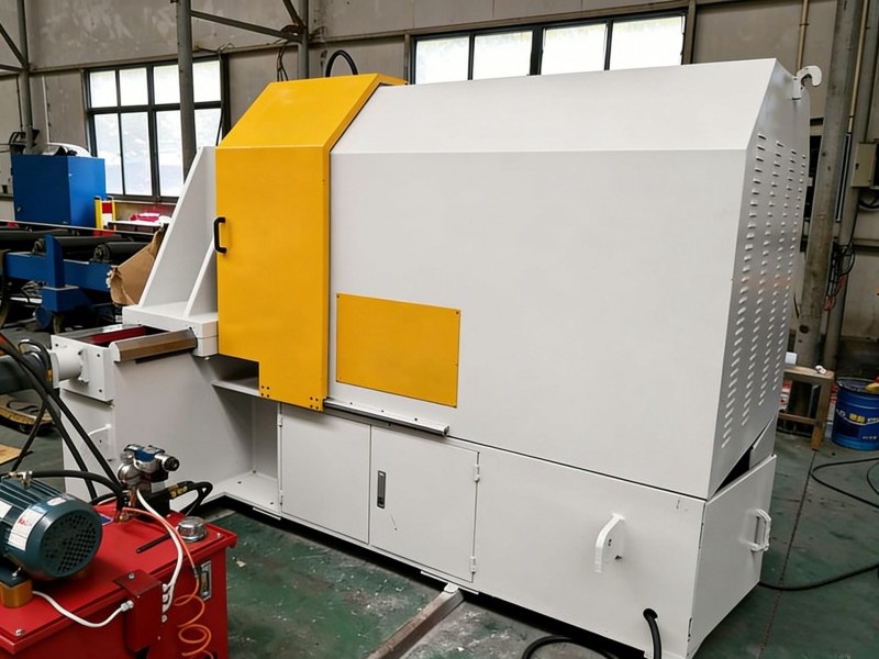 industrial cnc high speed pipe end beveling machine with safety guard