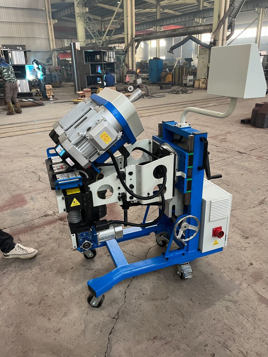 industrial flip type plate beveling machine for welding preparation