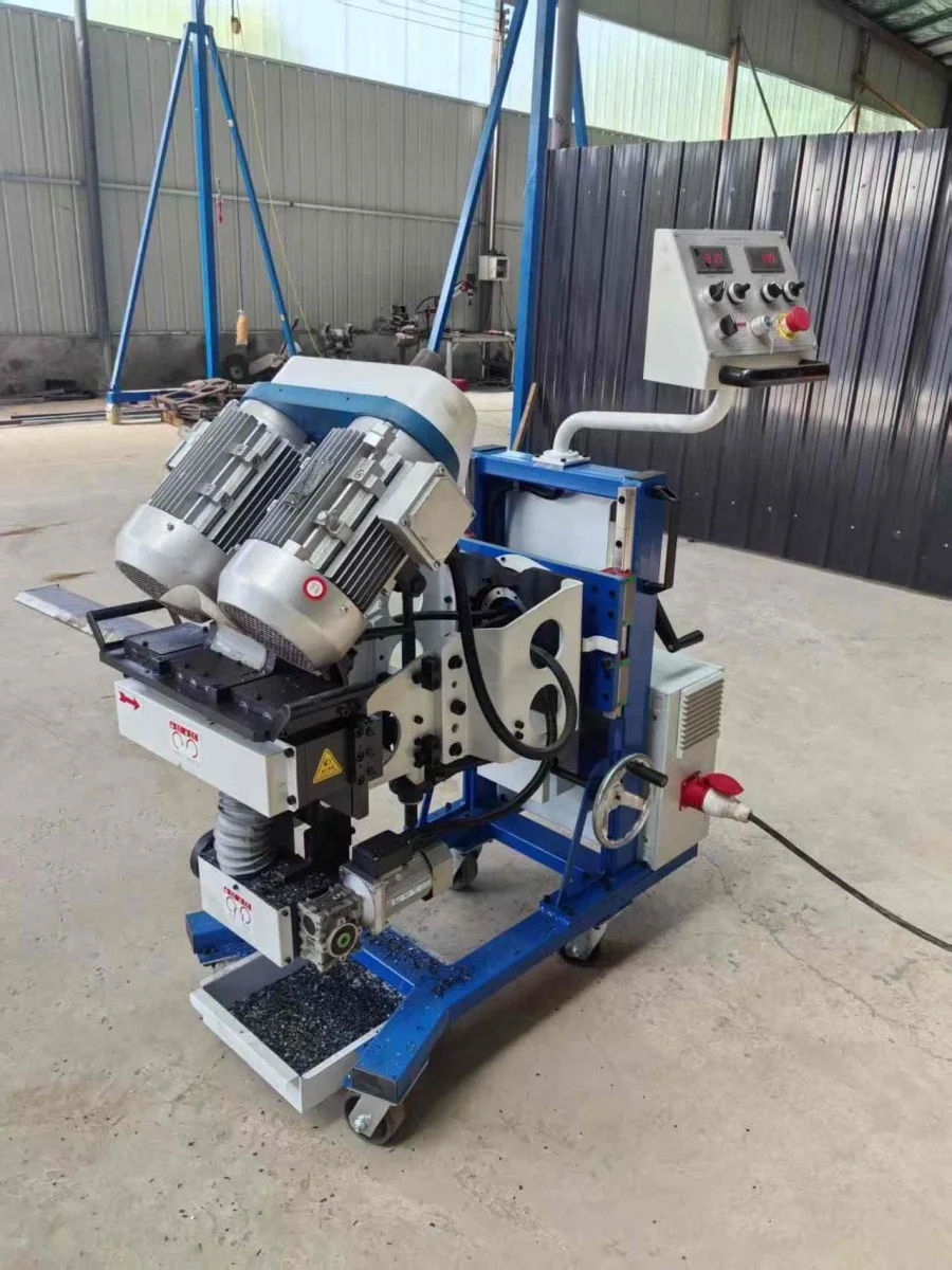 industrial self propelled plate edge milling machine for heavy plates