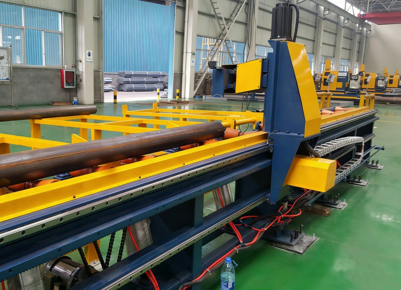 intelligent pipe cutting and beveling system