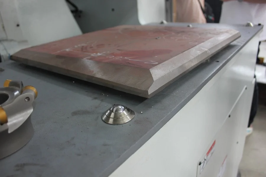 multi angle bevel machining on steel plate