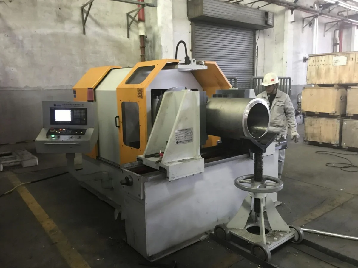 nc high speed pipe end beveling machine