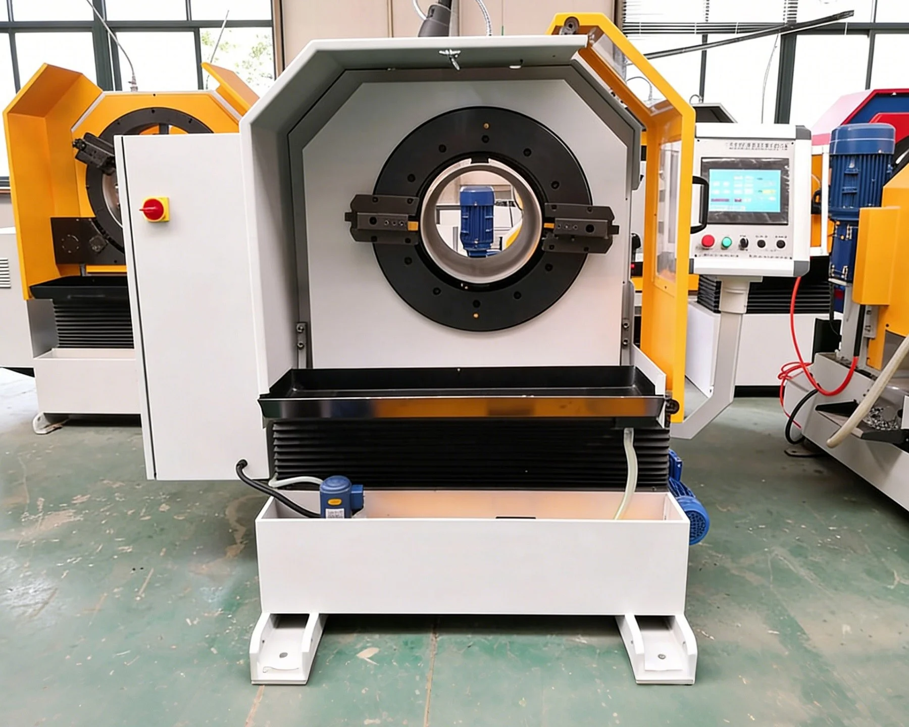 pam series cnc pipe cutting beveling machine