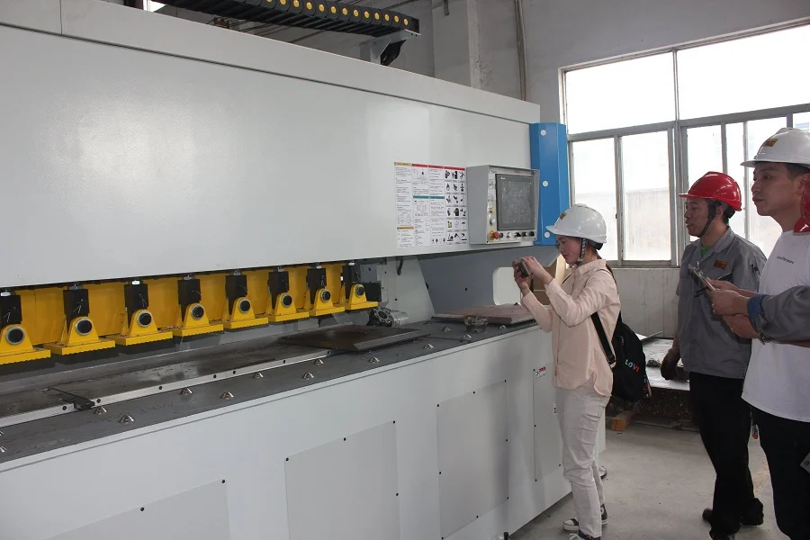 plc control system of plate edge milling machine