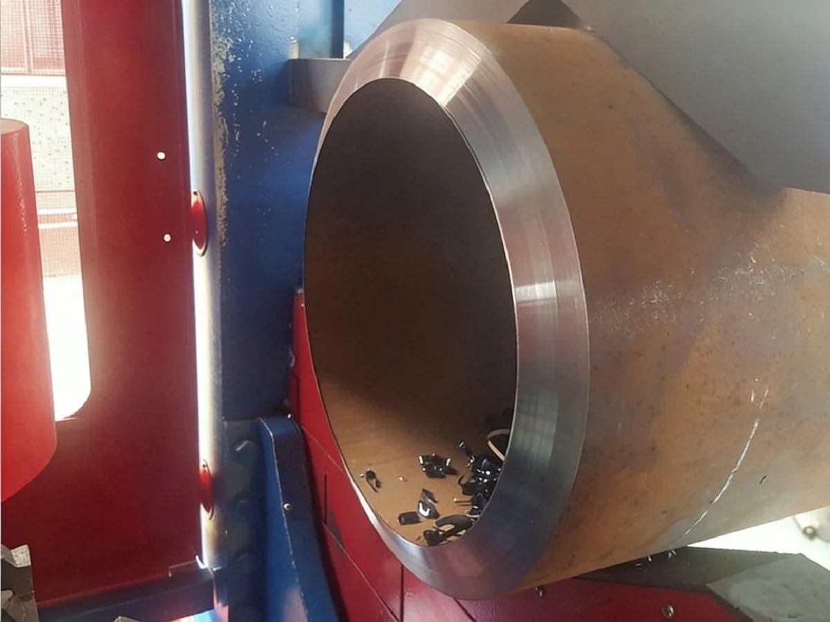 pipe beveling machine for pipeline fabrication