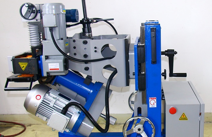 plate beveling machine milling head assembly