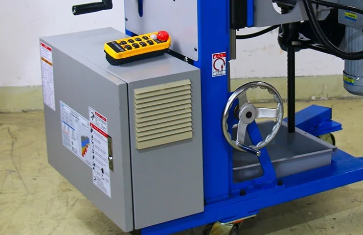 plate beveling machine wireless remote control and appliance cabinet