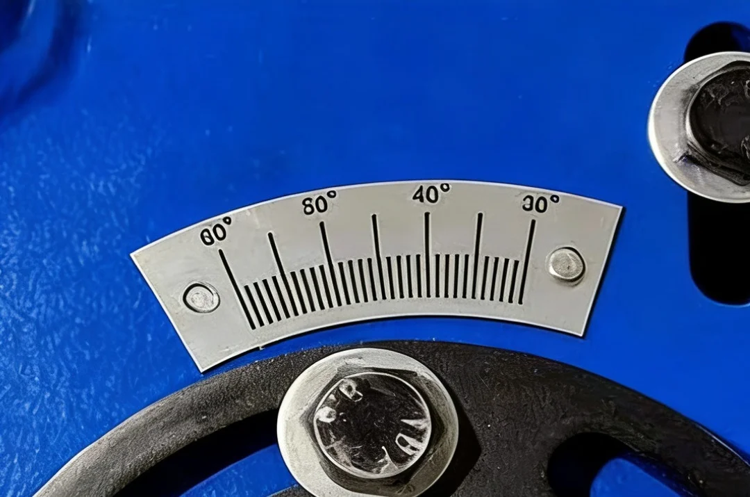 portable plate beveling machine bevel angle scale 30 60 degree