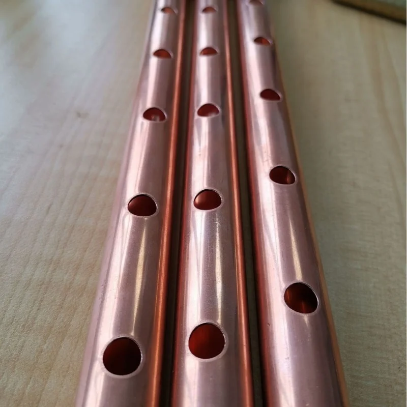 precision punched copper tube sample