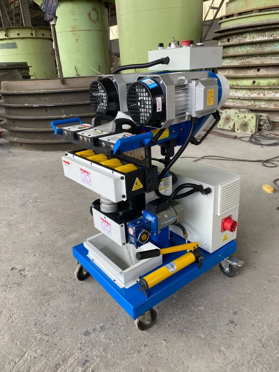 self propelled metal plate beveling machine