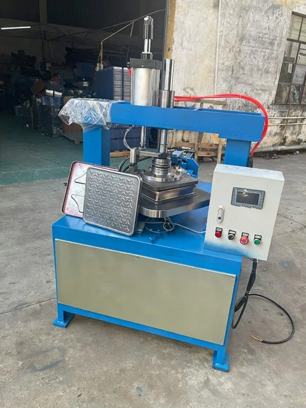sheet metal flanging and trimming machine for square and irregular parts