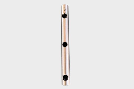 stainless steel tube side hole machined part