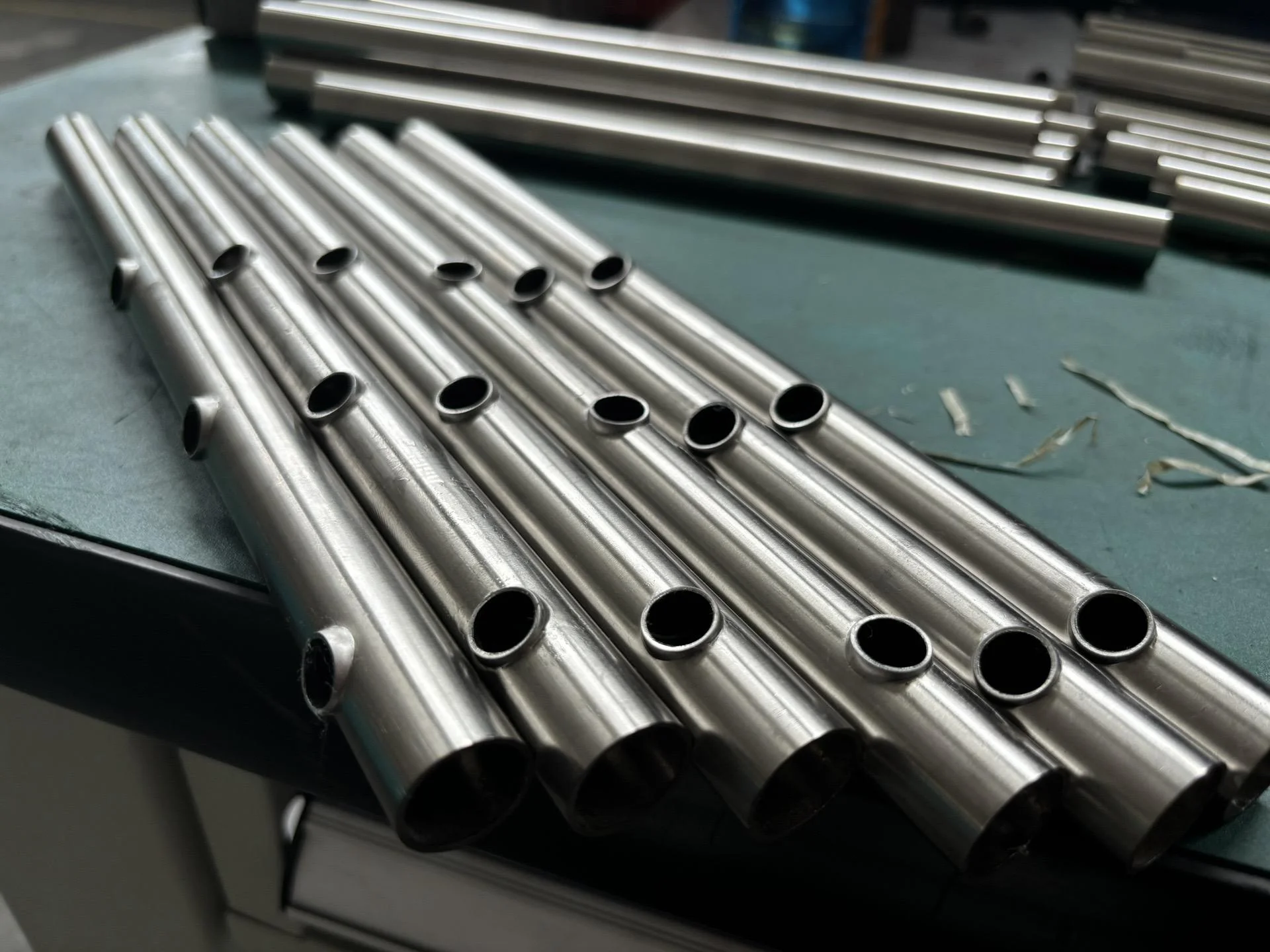 stainless steel pipe punching and flanging finished product alekvs