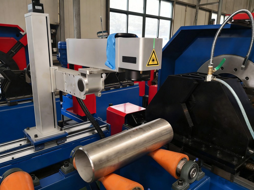 stationary cnc pipe cutting and beveling machine type d heavy duty