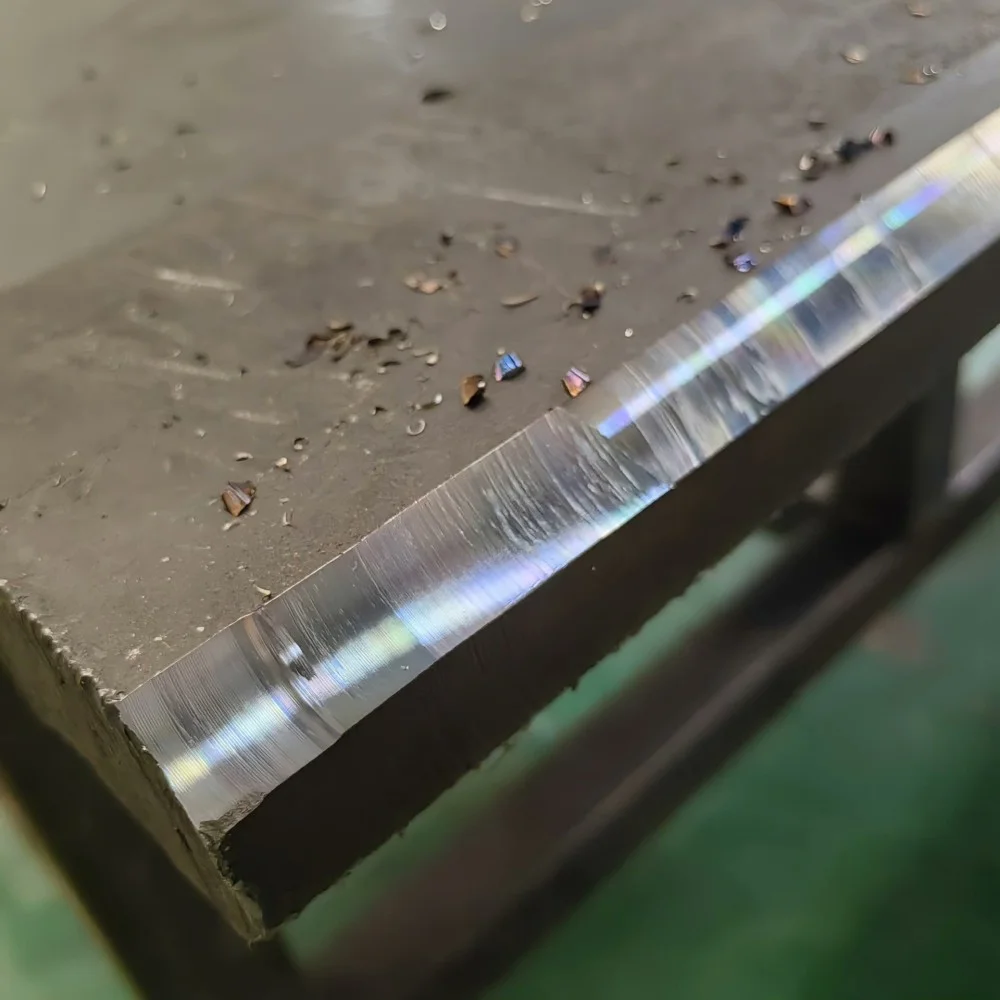 steel plate edge milling process using heavy duty beveling machine