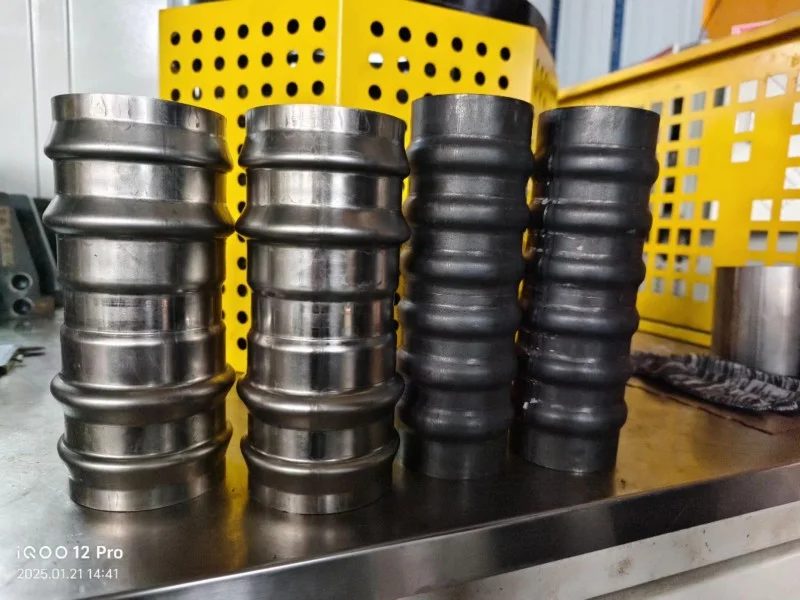 tube hump bulge forming parts