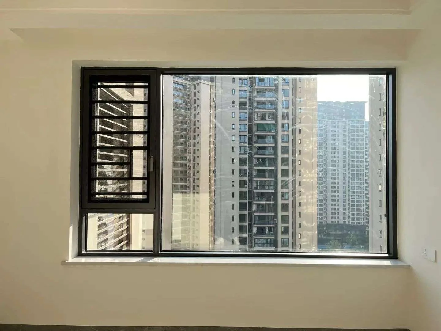 aluminium sliding window track system modern balcony