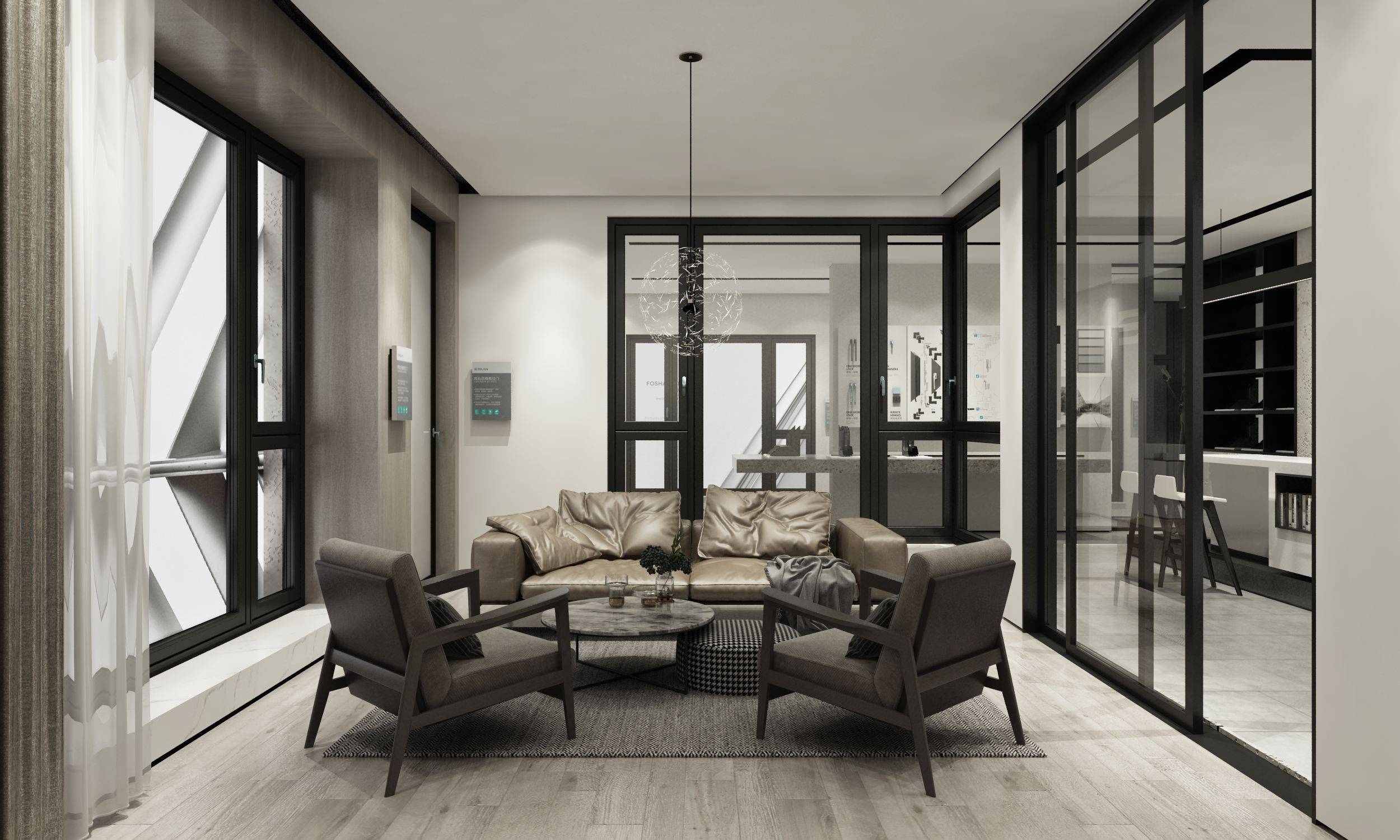 aluminium windows modern house exterior large glass windows