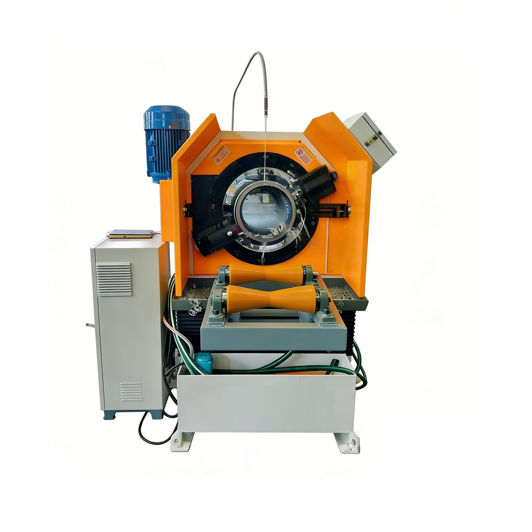 pcm stationary pipe cutting and beveling machine img2