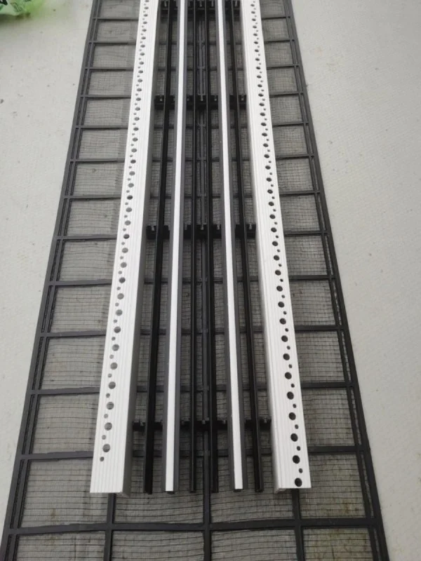 cnc punched aluminum profile for air vent grille
