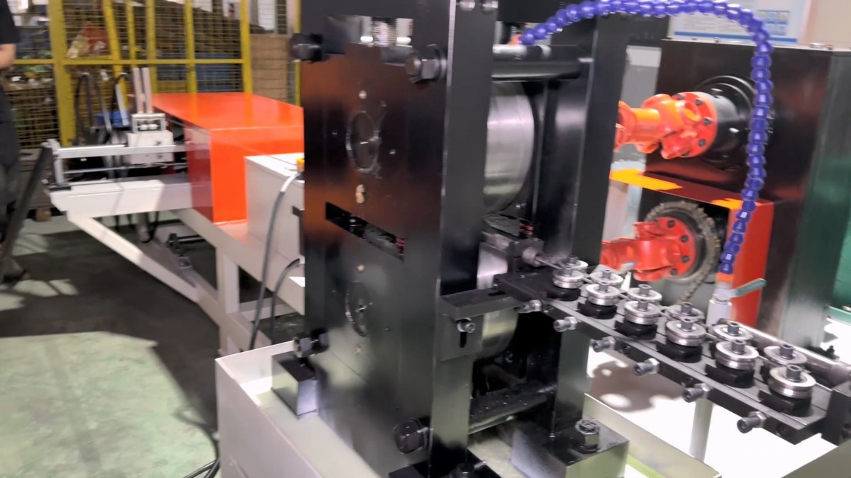 flattener main unit roller frame drive system