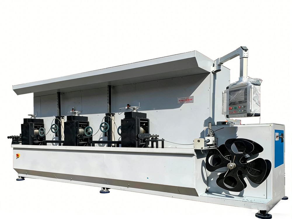 fully automatic three stand flattener coiling system drive end