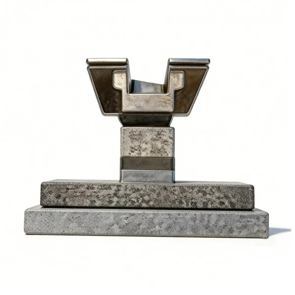 hinge type lock hole die