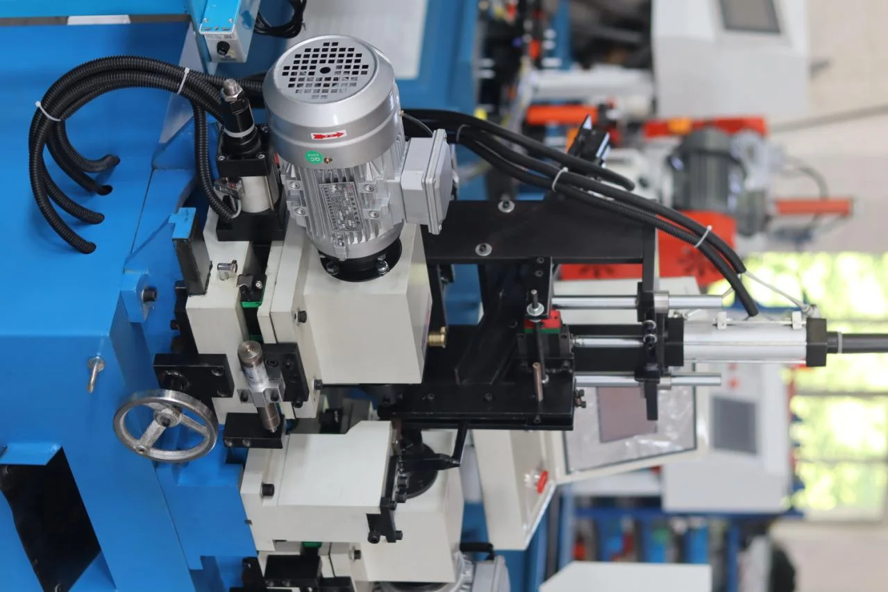 pneumatic double head tube chamfering machine dual spindle power unit