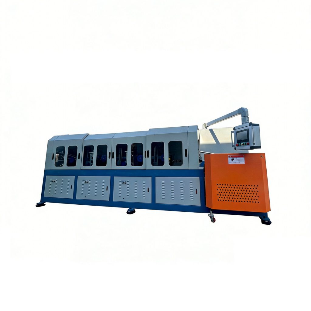 cnc automatic three stand wire flattening machine img2