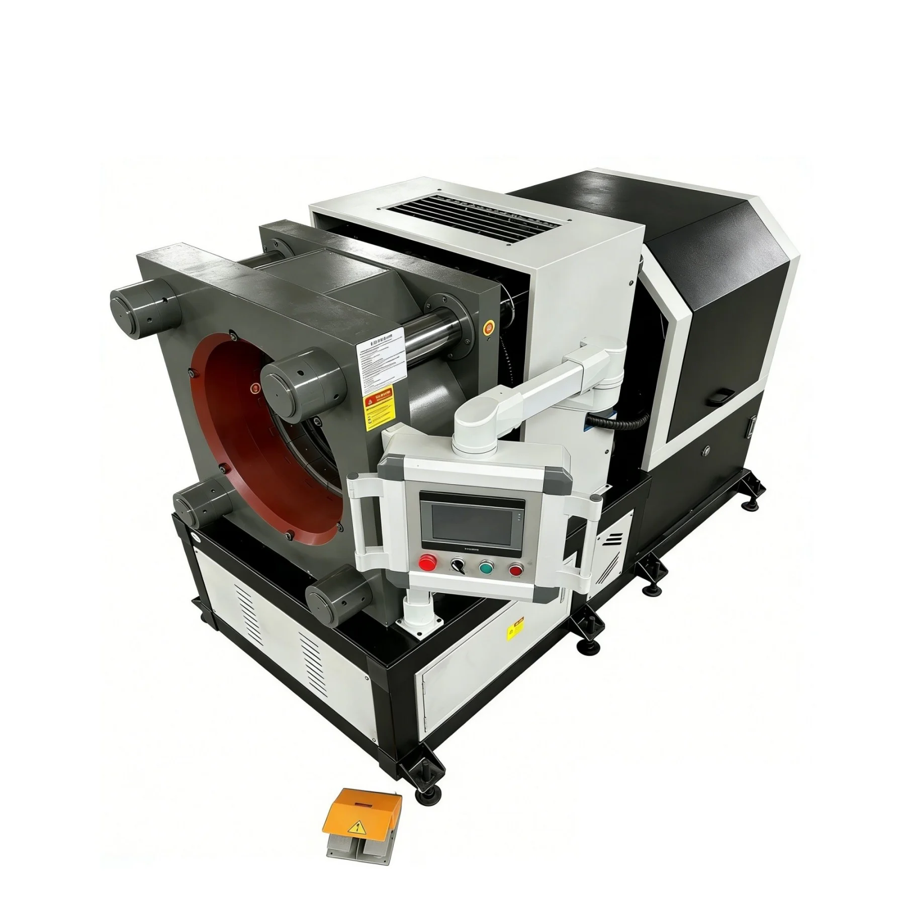 cnc heavy duty hydraulic tube reducing machine alekvs img1