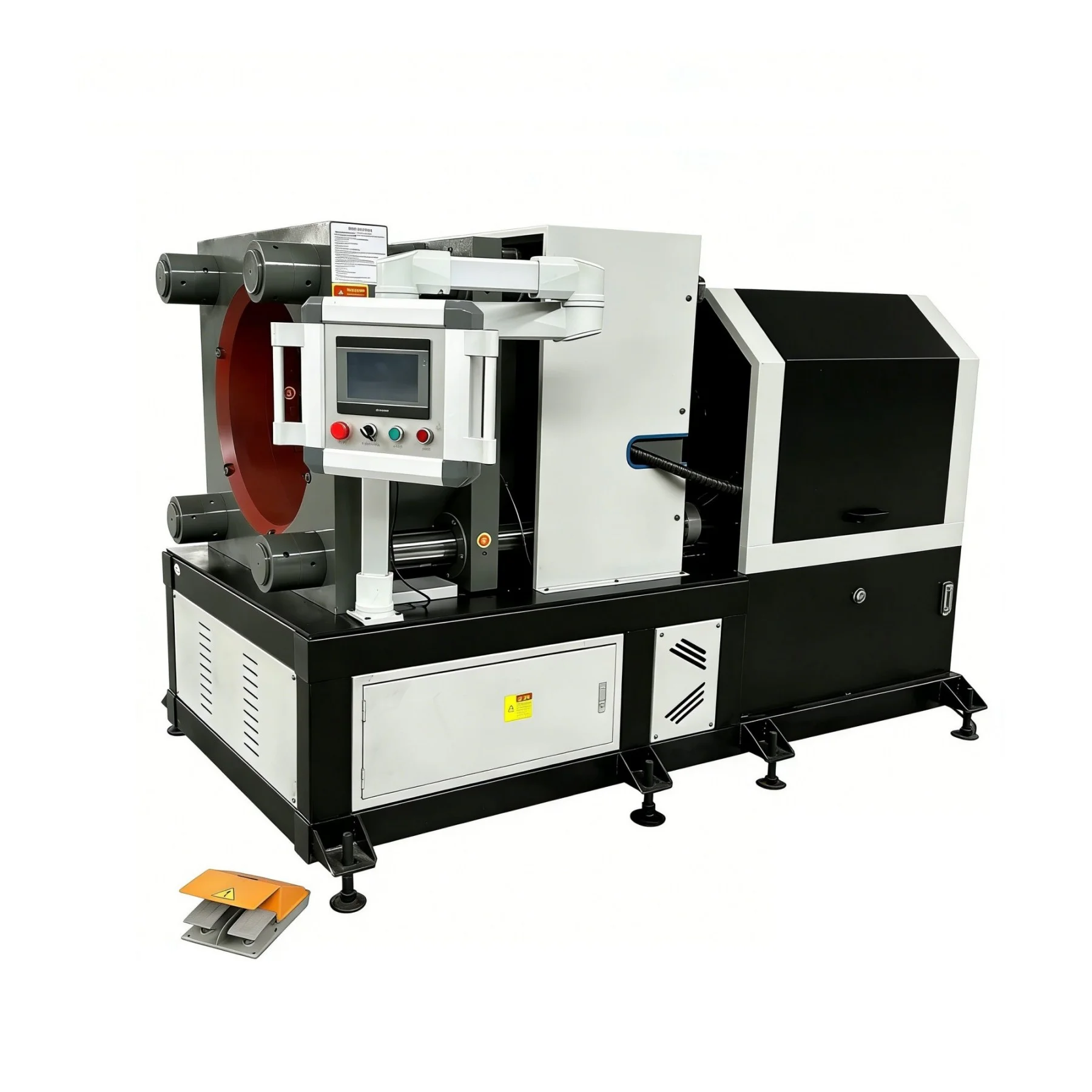 cnc heavy duty hydraulic tube reducing machine alekvs img2