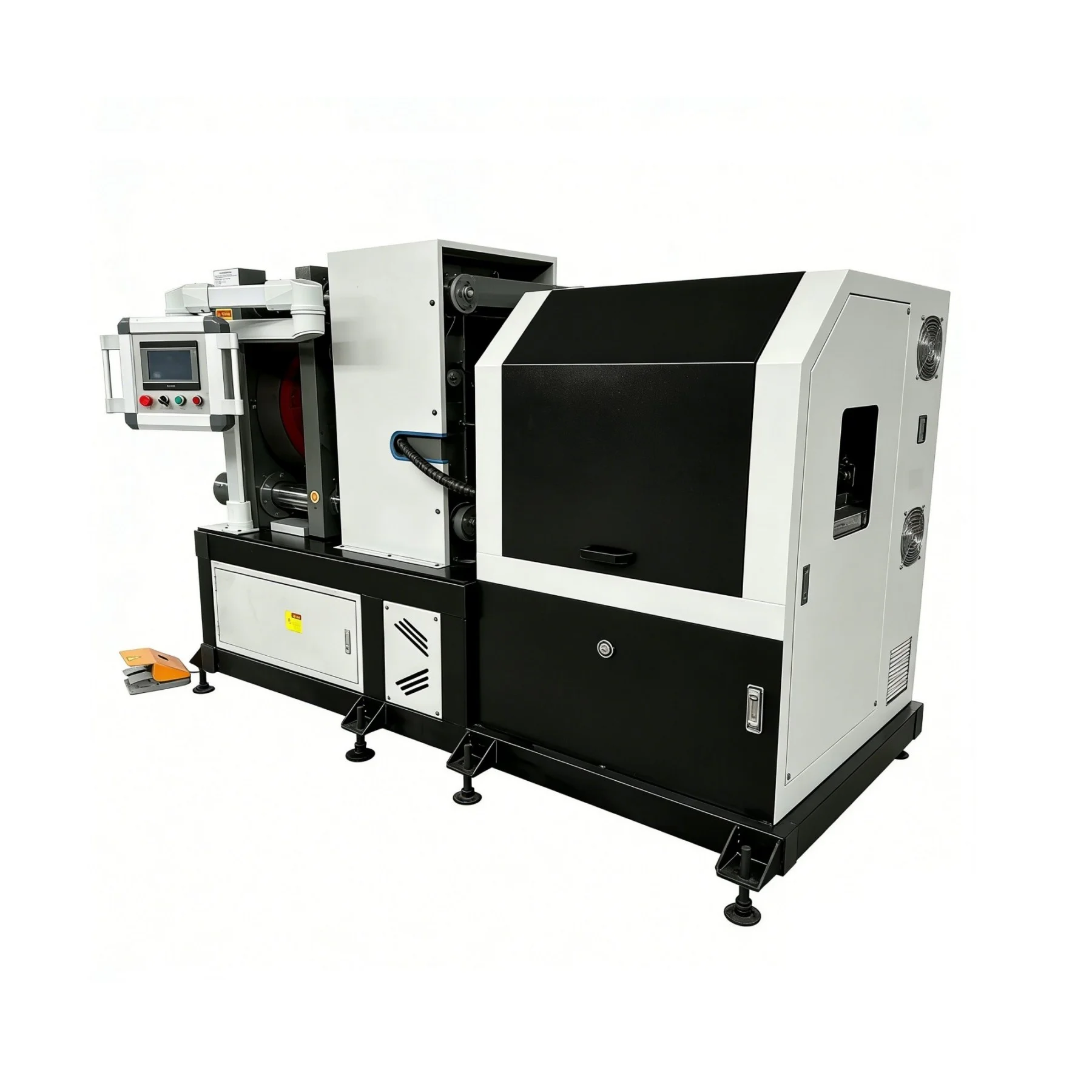 cnc heavy duty hydraulic tube reducing machine alekvs img3