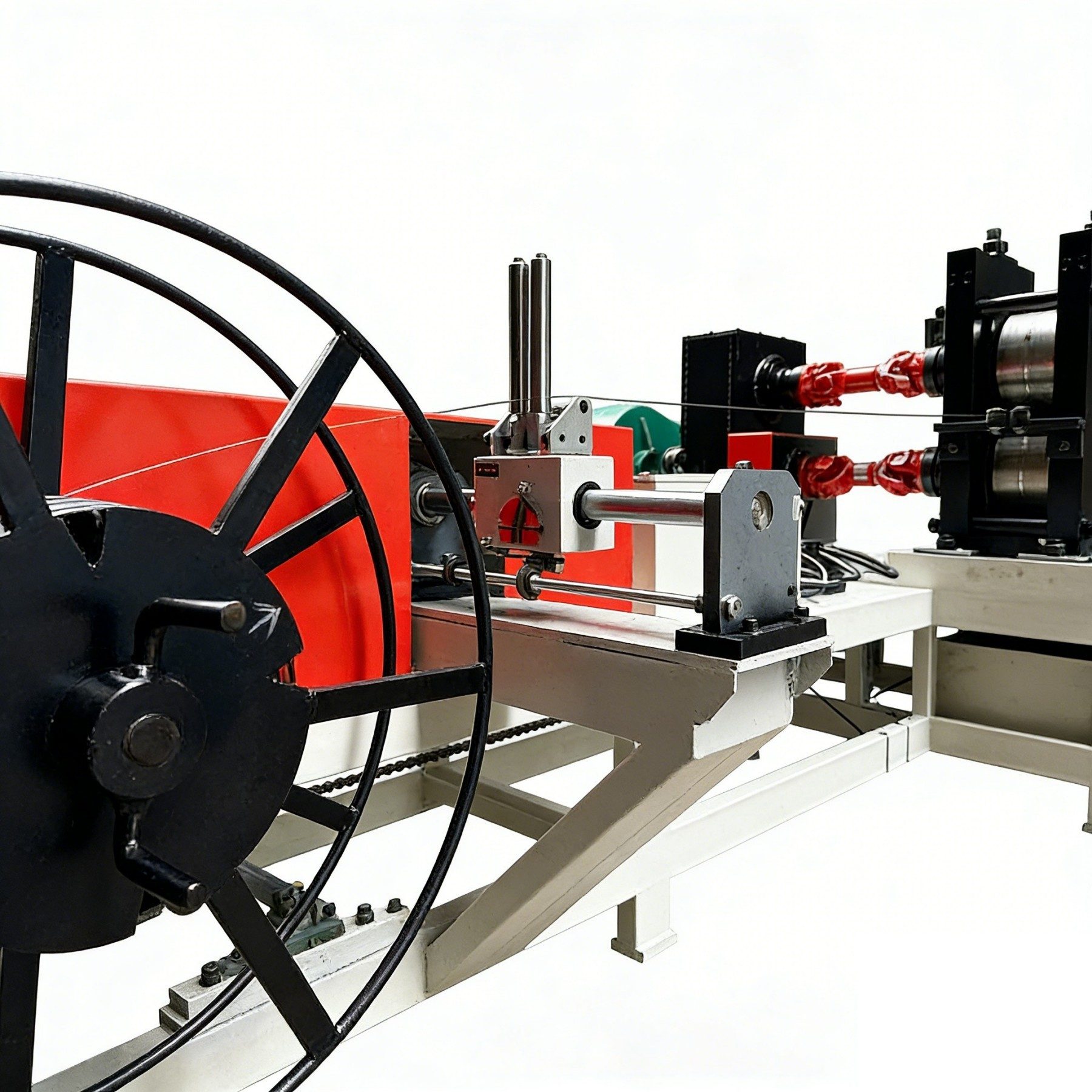 wytrzymała maszyna do prostowania drutu z nawijarką alekvs img2